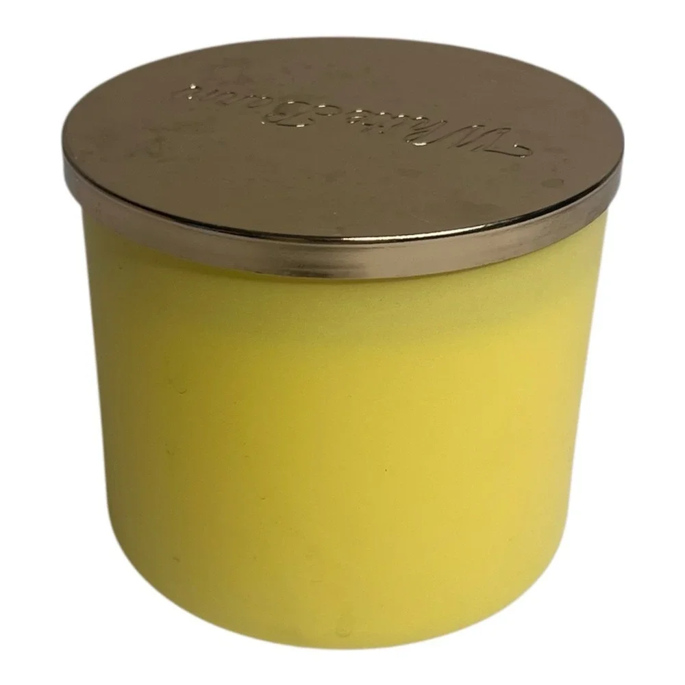 Bath & Body Works Sugared Lemon Zest 3 Wick Scented Candle  14.5 oz w/ lid